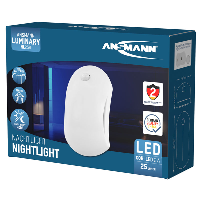 Afbeelding laden in galerijviewer, Ansmann ansm.nachtlamp en sensor en batt
