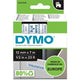 Tapes dymo d1 polyester 12mmx7m blauw-wit glanzend