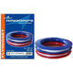 Rhombus 2 ringhandgrepen 35kp dacron 30m