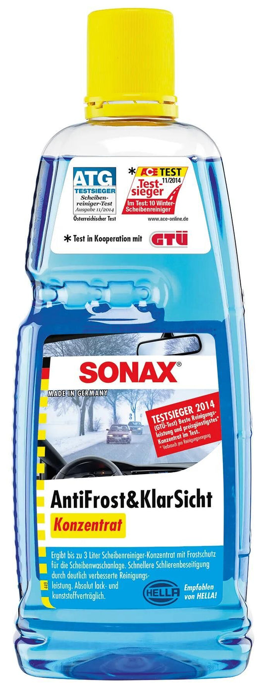 Sonax antivriesbescherming voorruit antifrost klarsicht anti-rust 1 ltr