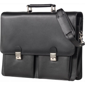 Juscha ju-47118 aktentas alassio veneto 22 x 42 x 10 cm zwart