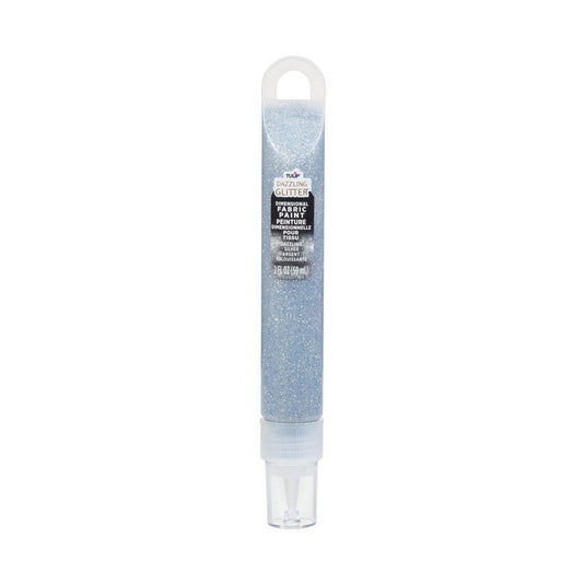 Tulip • dimensional fabric paint dazzling silver 59ml