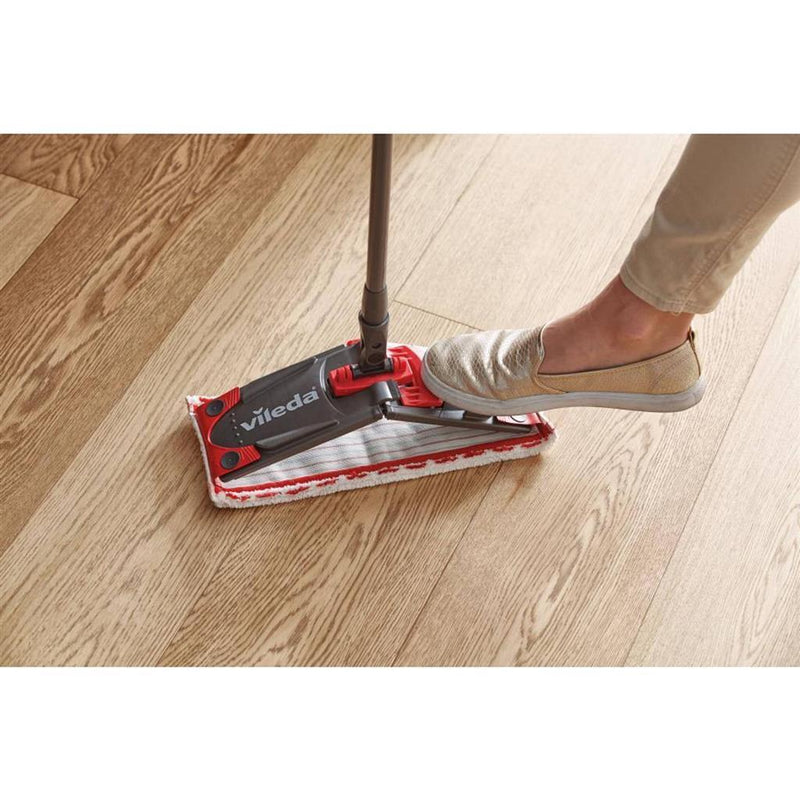 Afbeelding laden in galerijviewer, Vileda ultramax power 2in1 vloerwisser rood zwart
