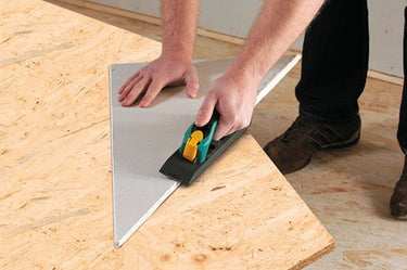 Wolfcraft kantschaaf (facettenschaaf) | voor gipsplaten | met 2-c handgreep | 1 stuk - 4026000