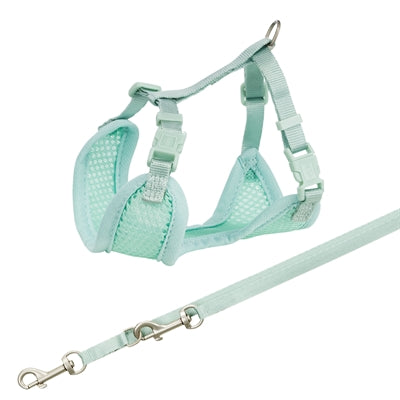 Afbeelding laden in galerijviewer, Trixie Junior puppytuig soft met riem mintgroen
