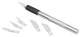 Westcott ac-e73000 scalpel metaal grip