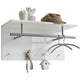 FMD FMD Wandkapstok 72x29,3x34,5 cm wit