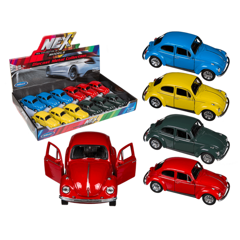 Afbeelding laden in galerijviewer, Dsp modelauto met pull-back. vw kever 19
