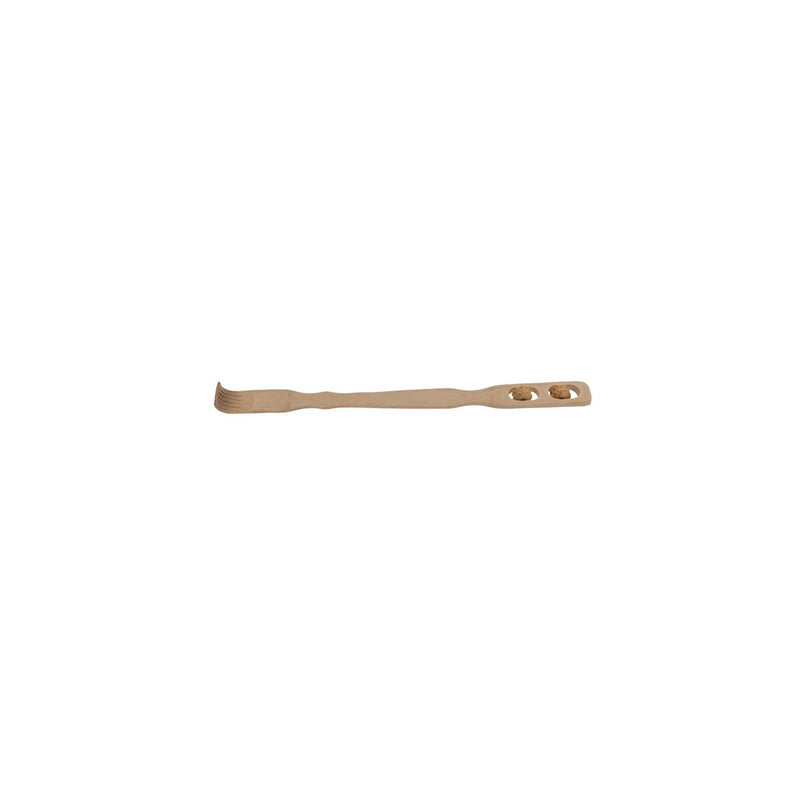 Afbeelding laden in galerijviewer, Ootb rugkrabber met massagerollen bamboe 46cm
