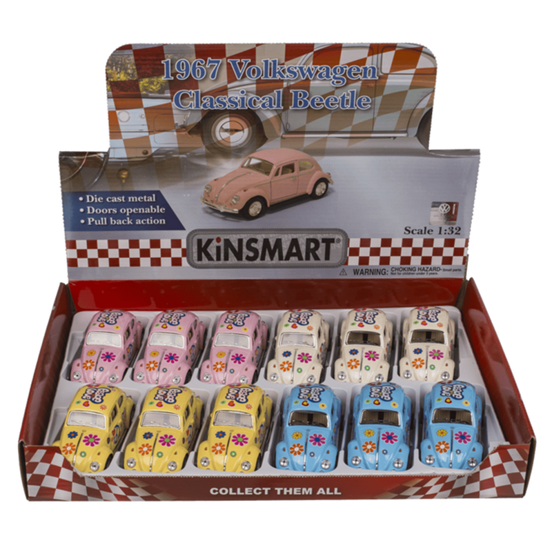 Afbeelding laden in galerijviewer, Dsp modelauto met pull-back. vw kever vr
