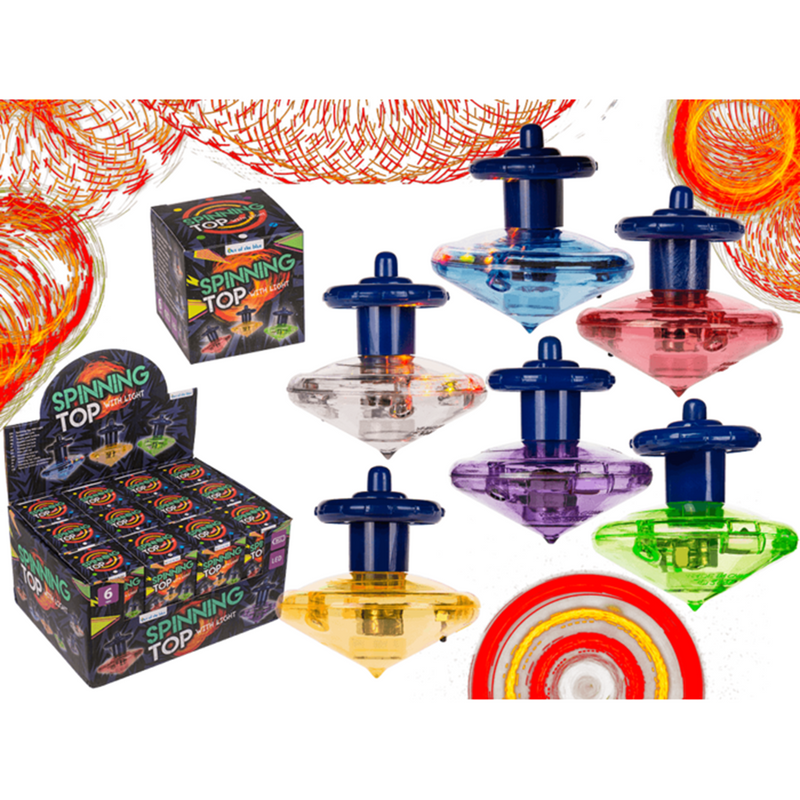 Afbeelding laden in galerijviewer, Dsp kreisel tol led, 6 kleuren. ca. 5,5
