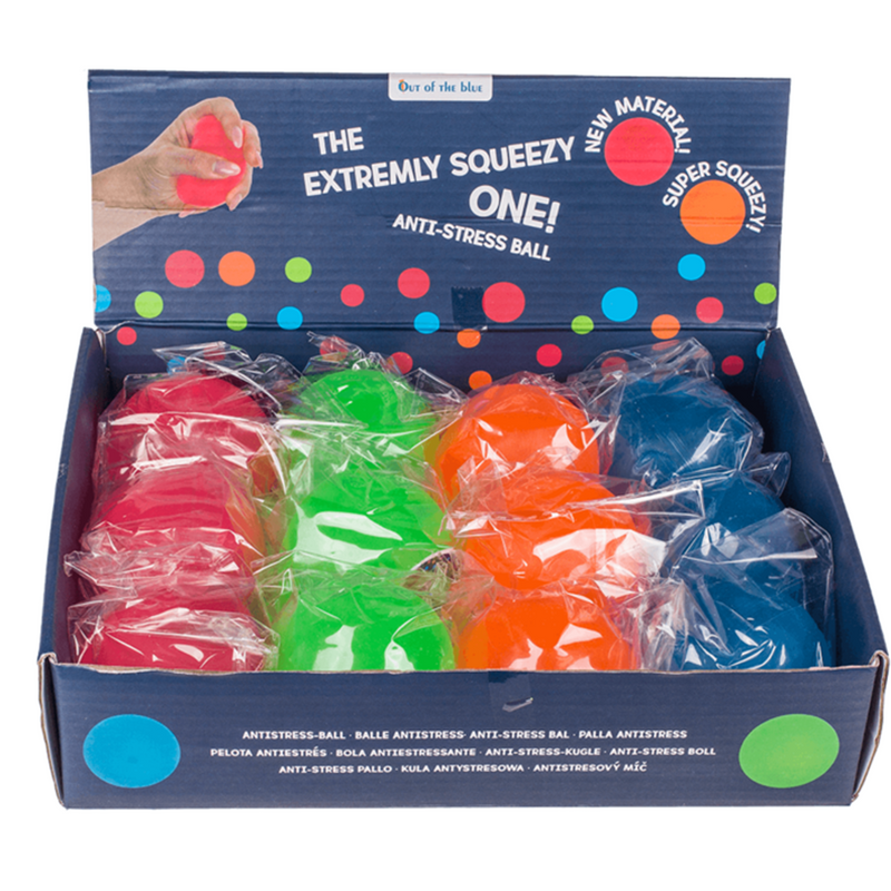 Afbeelding laden in galerijviewer, Dsp. ultrazachte antistressbal neon. 6 c
