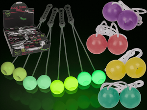 Ootb klik-klak bal glow in the dark 4 assorti