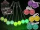 Ootb klik-klak bal glow in the dark 4 assorti