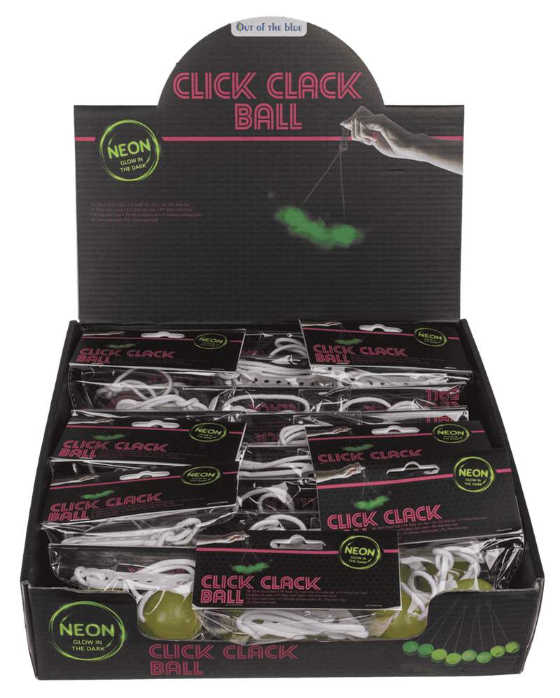 Afbeelding laden in galerijviewer, Ootb klik-klak bal glow in the dark 4 assorti
