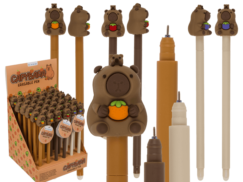 Afbeelding laden in galerijviewer, Dsp uitwisbare pen, capybara. 3 ass. 36
