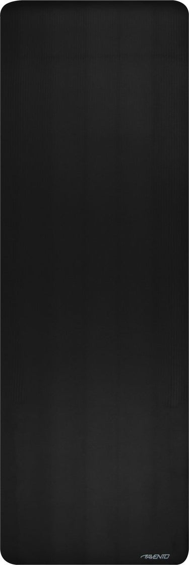 Avento fitness yoga mat nbr - zwart - 183 x 61 x 1.2 cm