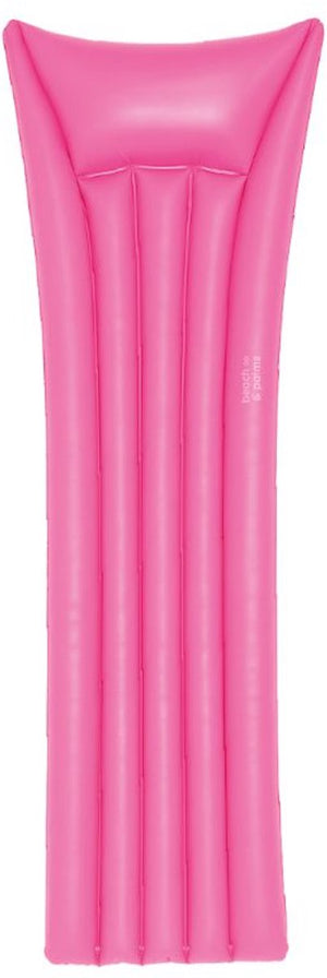 Beach palms - luchtbed - 177 x 67 x 19 cm - roze - suntanner
