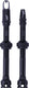 Bbb cycling tubeless ventiel set voor mtb en racefiets - aluminium tubeless valve - al valves - 60 mm - zwart - bti-160
