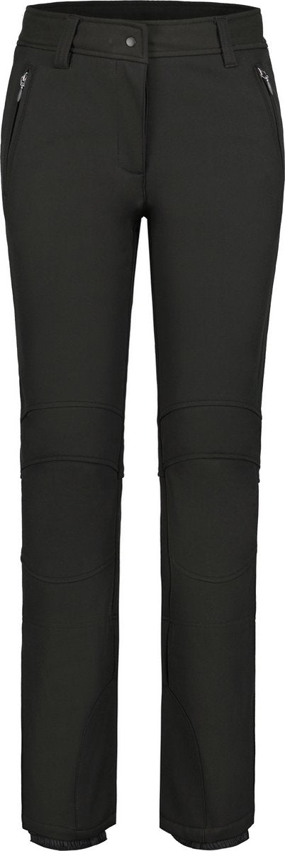 Icepeak entiat dames softshell skibroek - zwart - 44