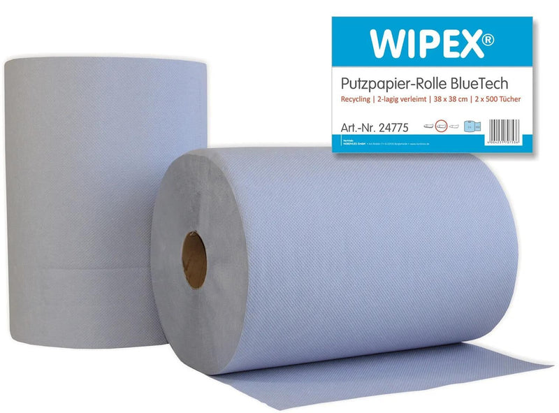 Afbeelding laden in galerijviewer, Nordvlies putzpapier bluetech putzpap. bluetech 2-pack blue size 38x38cm
