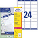 Adresetiketten avery l7159 63,5x33,9mm wit