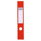 Zelfklevend ruginsteeketiket durable kunststof lang breed rood