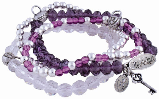Sprookjesbos: armband paars (3 st)