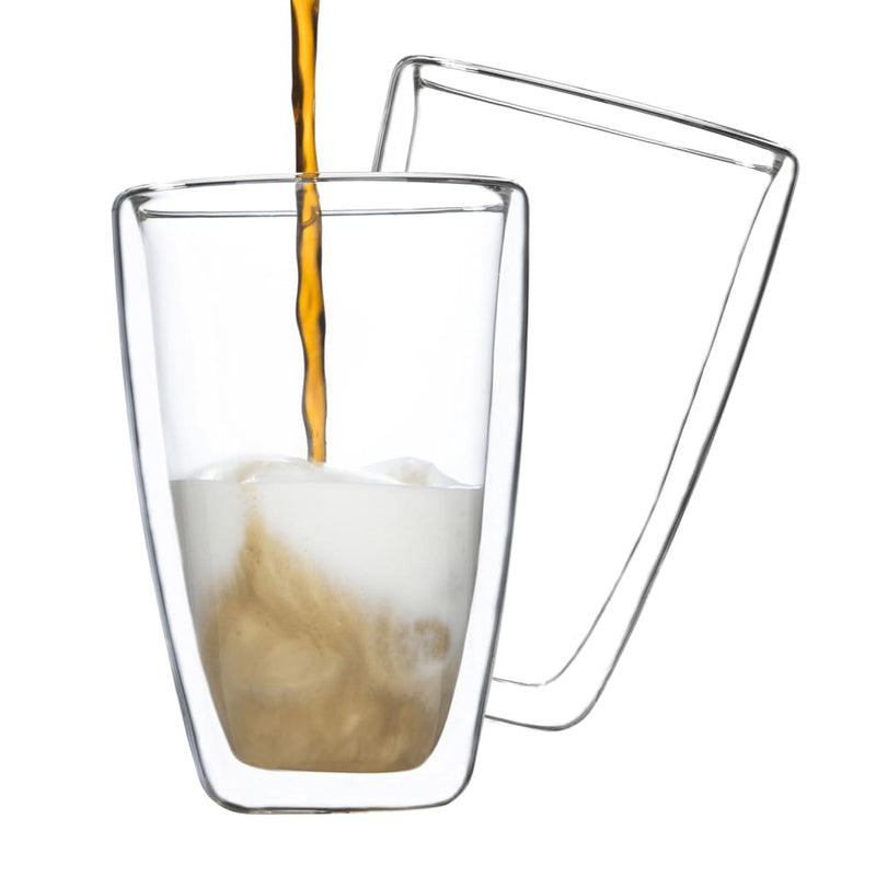 Afbeelding laden in galerijviewer, HI HI 2-delige Glazenset latte macchiato 400 ml transparant
