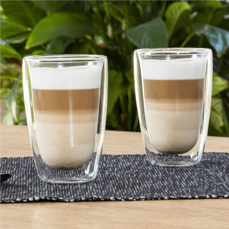 Afbeelding laden in galerijviewer, HI HI 2-delige Glazenset latte macchiato 400 ml transparant
