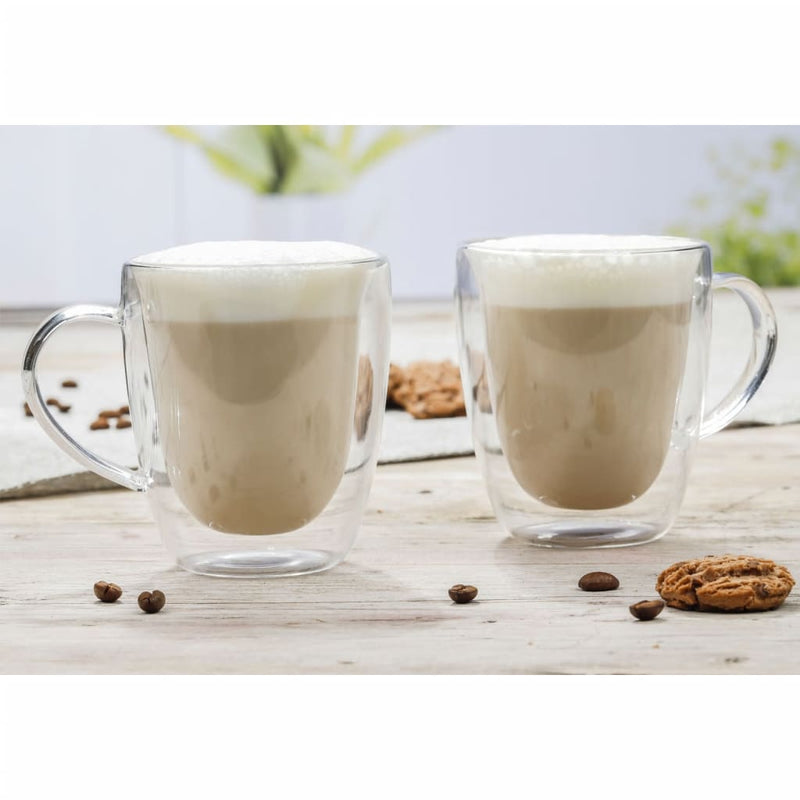 Afbeelding laden in galerijviewer, Hi cappuccinoglazenset 2-delig 270 ml transparant

