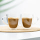 Hi cappuccinoglazenset 2-delig 270 ml transparant