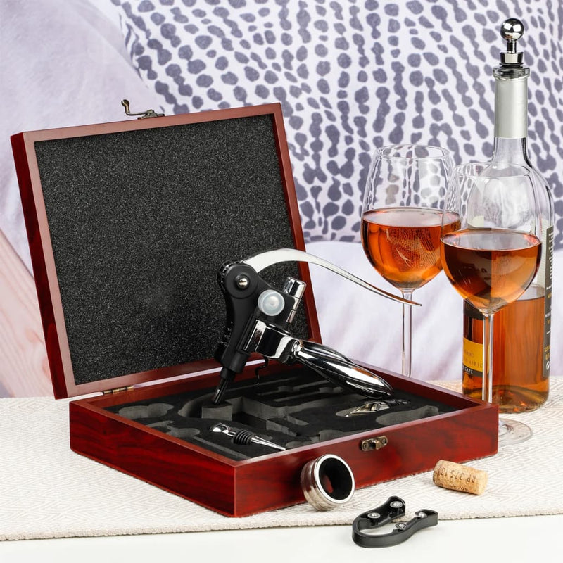 Afbeelding laden in galerijviewer, HI HI 10-delige Wijnaccessoiresset met koffer
