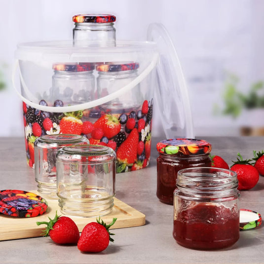 Hi emmer met bewaarglazen 210 ml