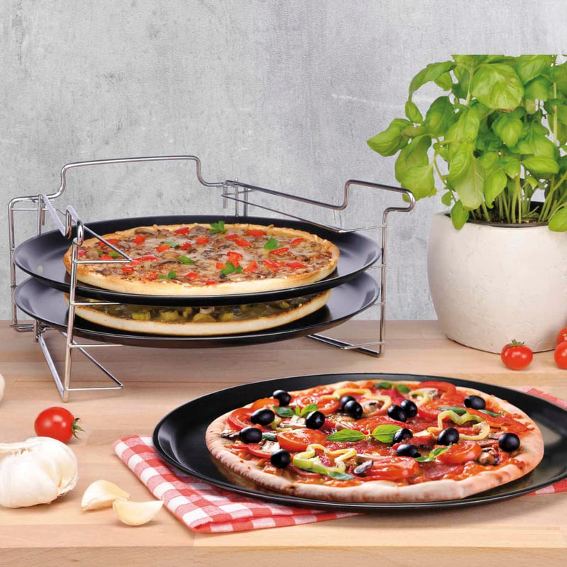Afbeelding laden in galerijviewer, Hi 4-delige pizzabakset zwart
