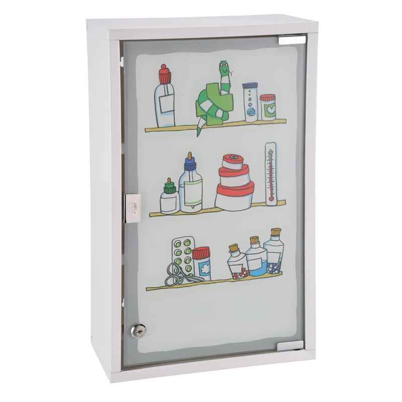 Afbeelding laden in galerijviewer, Hi medicijnkast 30x15x50 cm roestvrij staal

