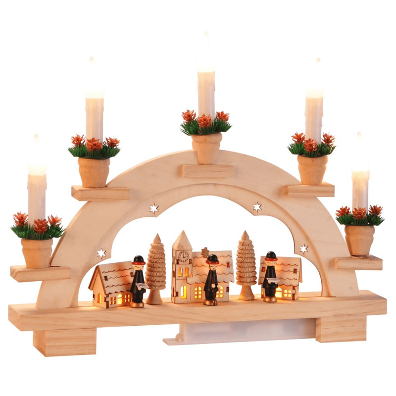 Afbeelding laden in galerijviewer, HI HI Kerstboog met verlichting
