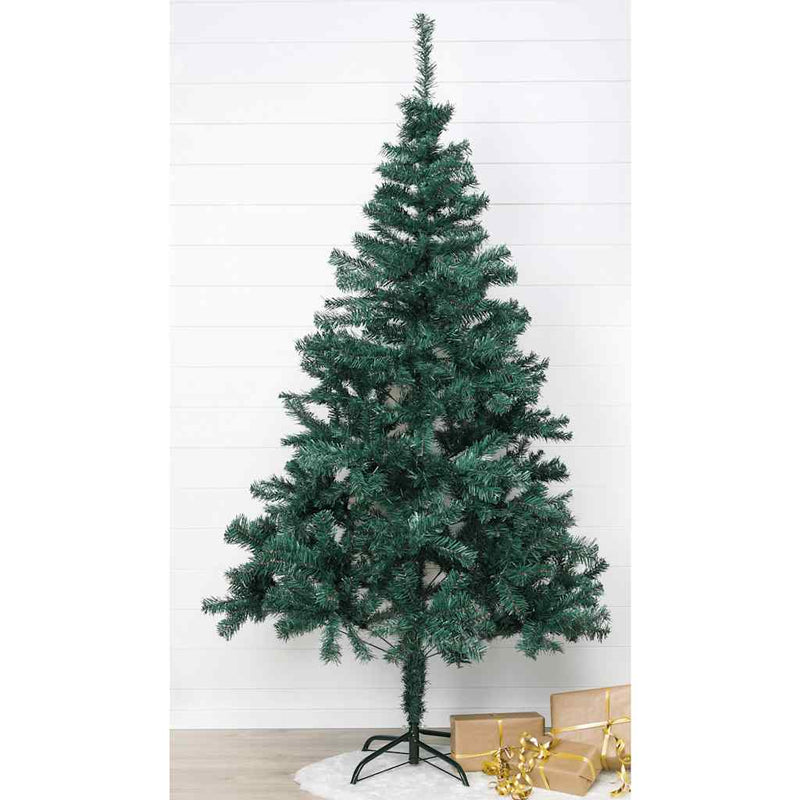 Afbeelding laden in galerijviewer, Hi kerstboom met metalen standaard 180 cm groen
