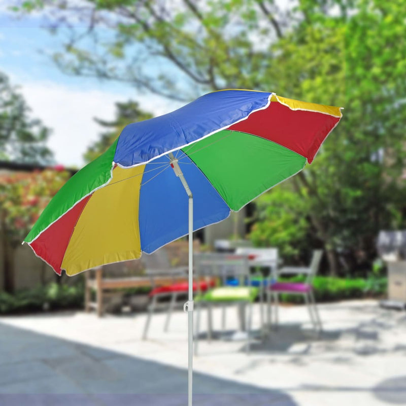 Afbeelding laden in galerijviewer, Hi strandparasol 150 cm meerkleurig
