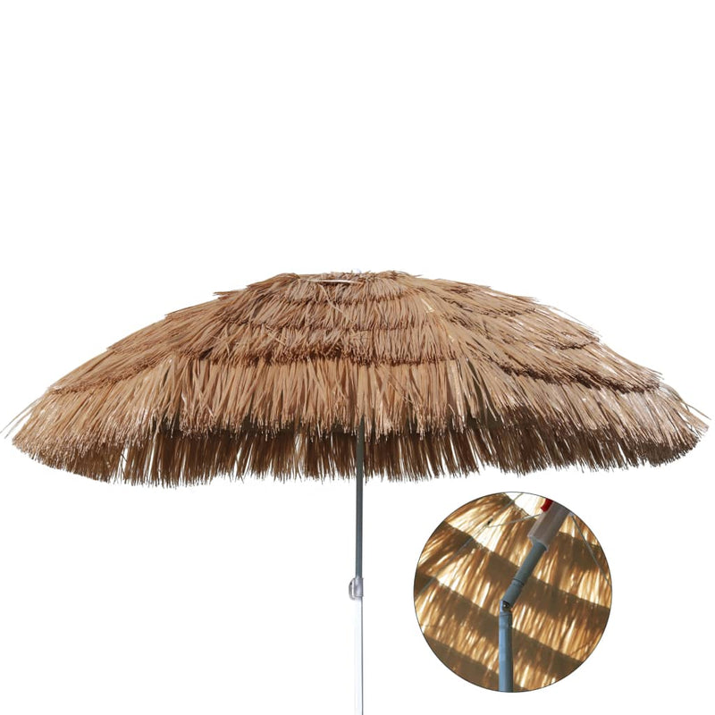 Afbeelding laden in galerijviewer, Hi strandparasol hawaï 160 cm beige
