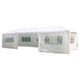 Hi partytent met zijwanden 3x9 m wit