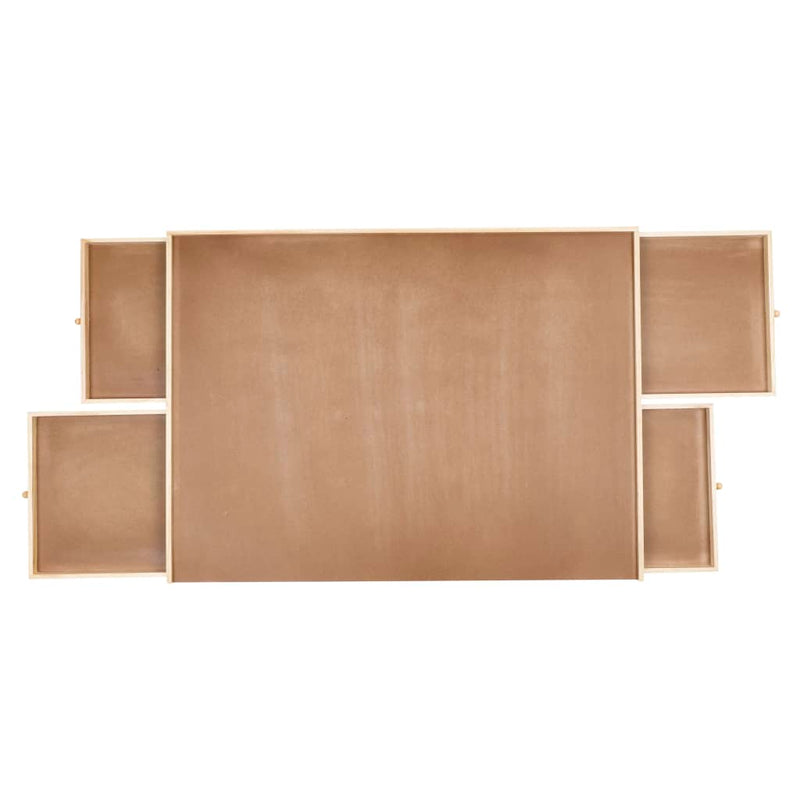 Afbeelding laden in galerijviewer, Hi hi puzzeltafel met 4 lades 90x67x4,5 cm hout

