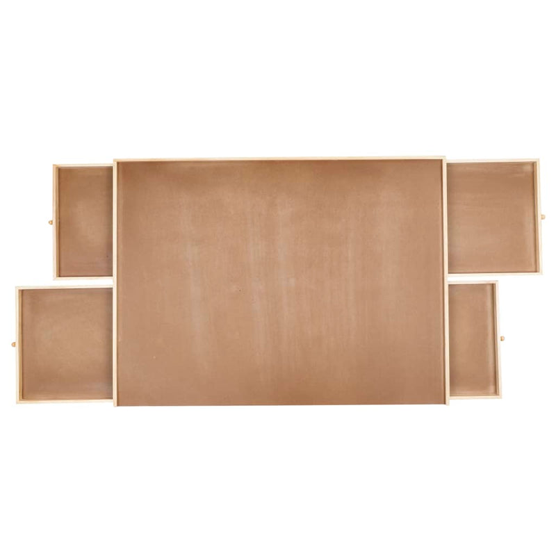 Afbeelding laden in galerijviewer, Hi puzzeltafel met 4 lades 76x57x4,5 cm hout
