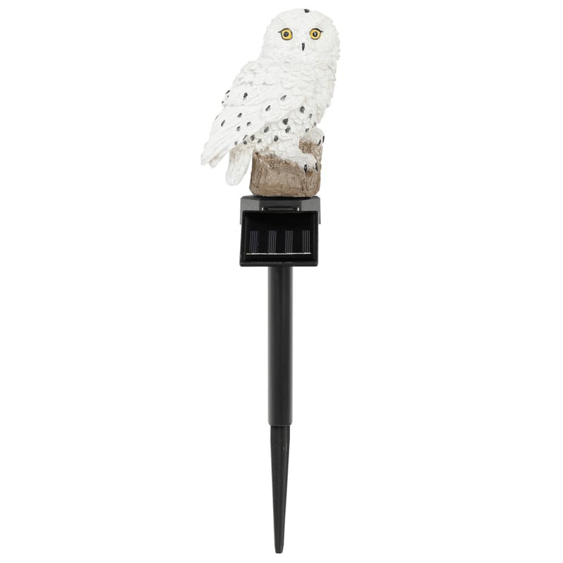 Afbeelding laden in galerijviewer, HI HI Tuinlamp uil LED solar wit
