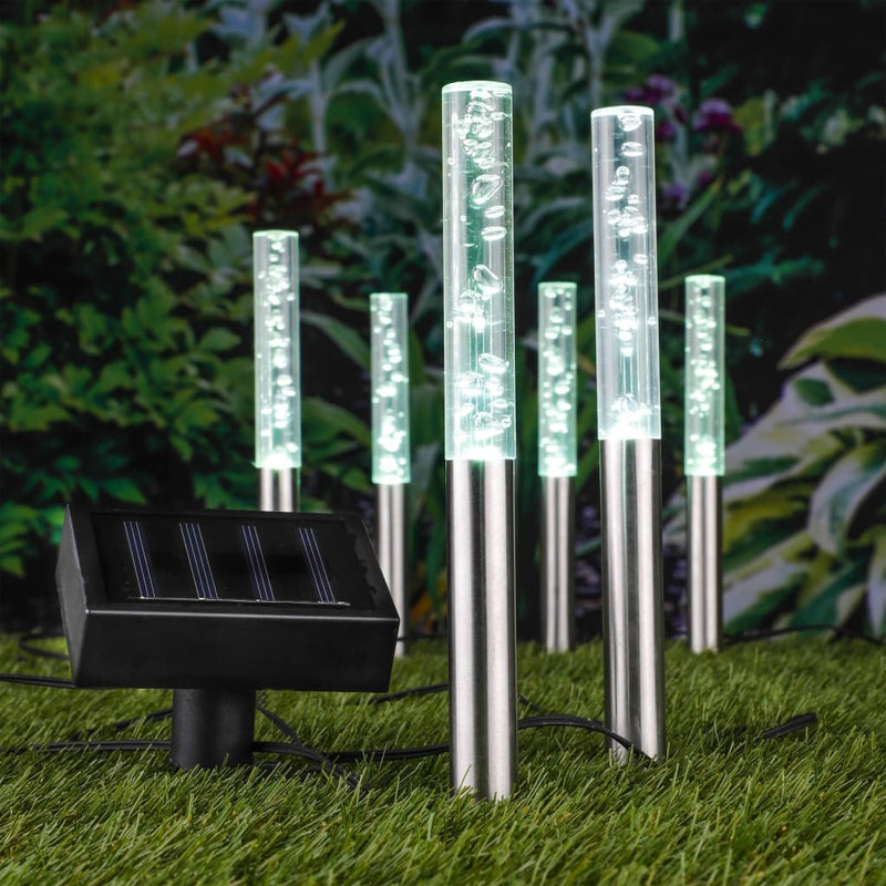 Afbeelding laden in galerijviewer, HI HI Bubbellampen 6 st solar LED
