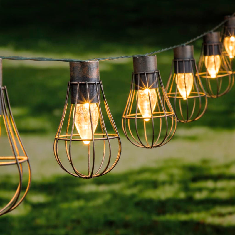 Afbeelding laden in galerijviewer, Hi tuinverlichtingsketting 10 st led solar 5,5 cm
