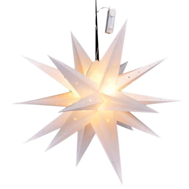 Afbeelding laden in galerijviewer, Hi lampion kerstster led 58 cm

