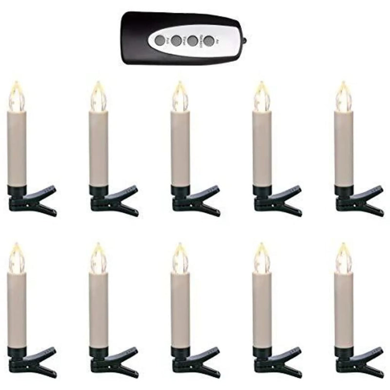 Afbeelding laden in galerijviewer, Hi minikaarsjes 20 st draadloos led met afstandsbediening
