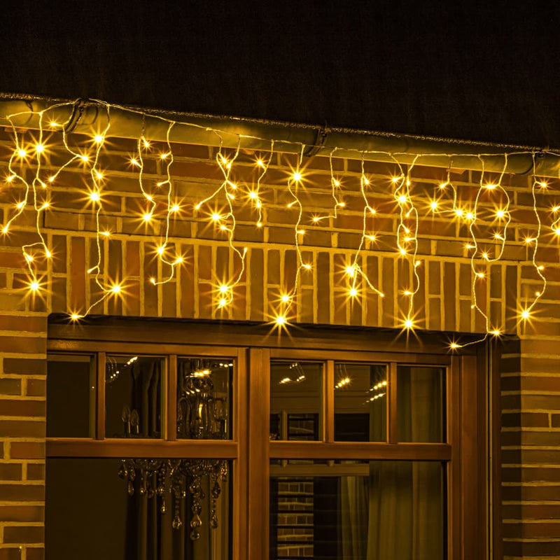 Afbeelding laden in galerijviewer, HI HI Lichtgordijn ijspegel met 400 LED's
