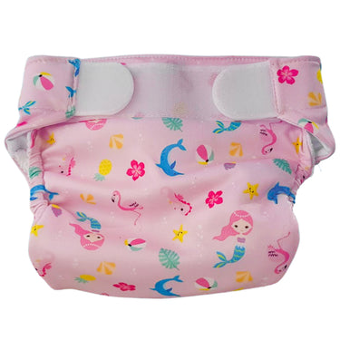 Freds swim academy wasbare zwemluier zeemeermin maat 2 9-16 kg roze